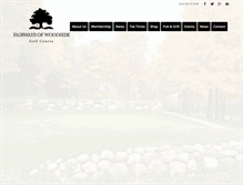 Tablet Screenshot of fairwaysofwoodside.com